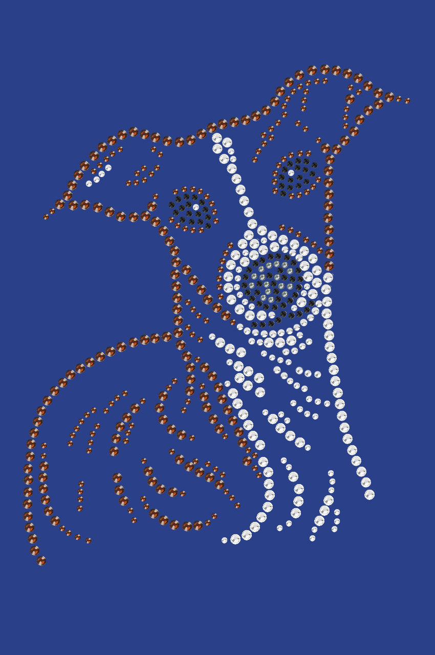 Italian Greyhound Face - bandana