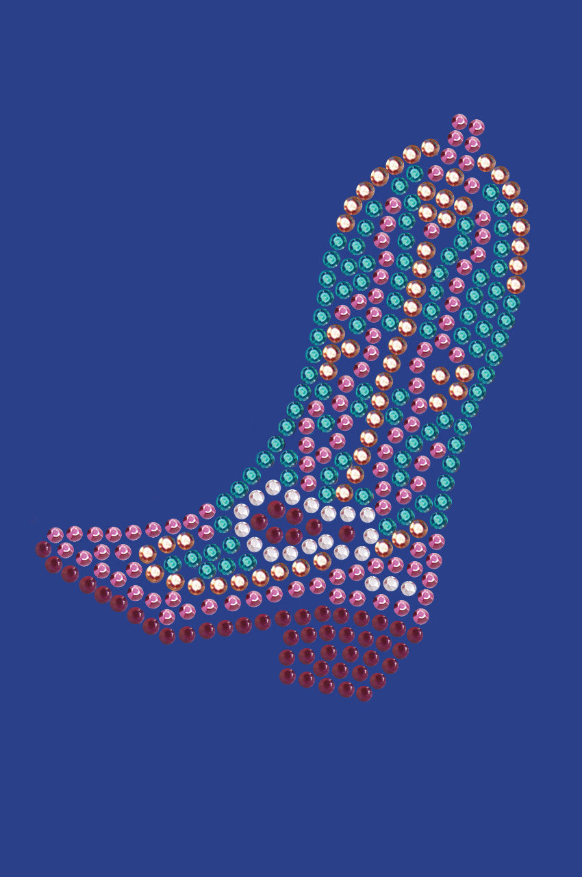 Boot (Pink & Turquoise) - Women's T-shirt