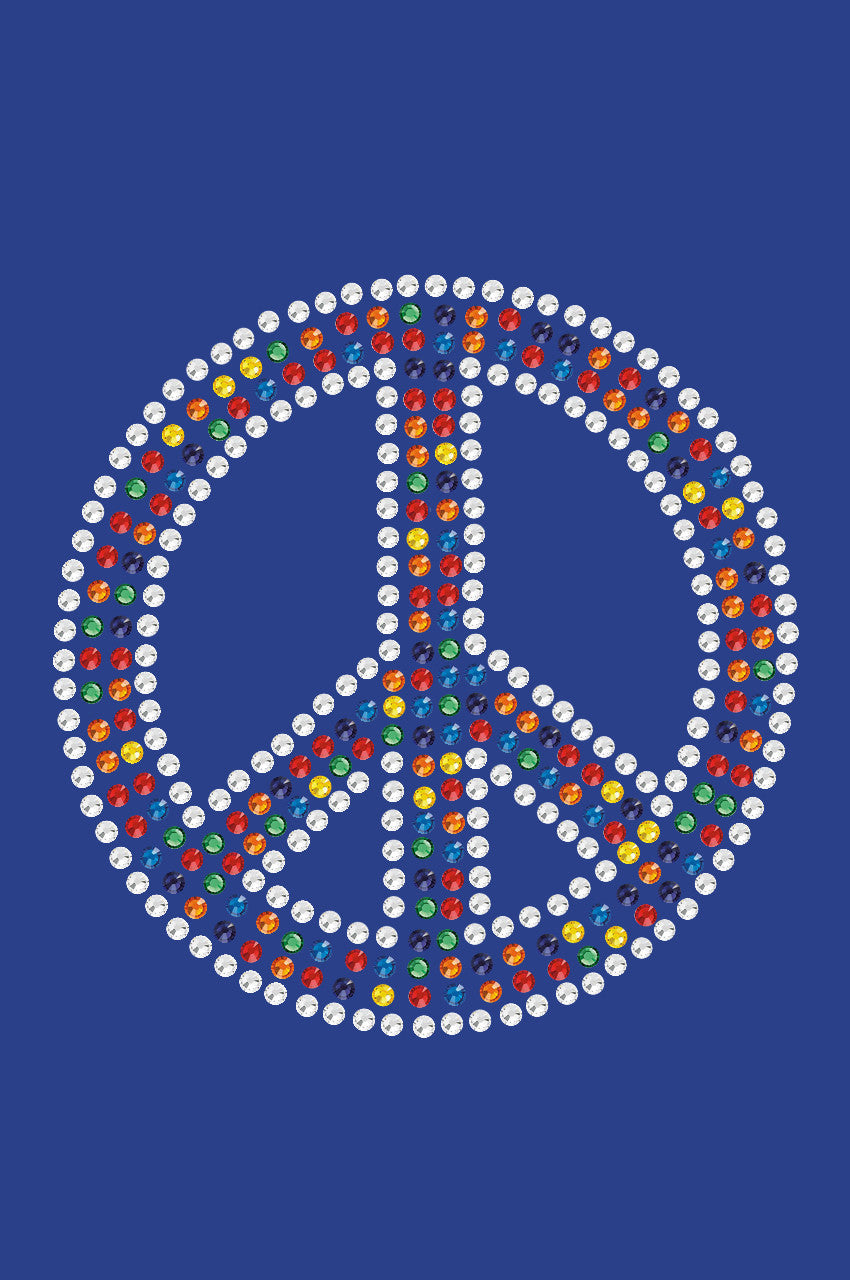 Peace Sign (Multicolor) - Womens T-shirt