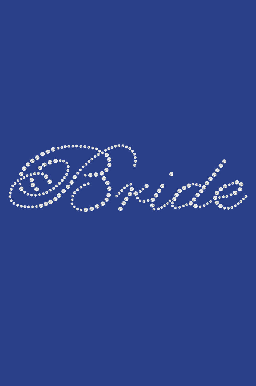 Bride (Script Letters)- Womens T-shirt