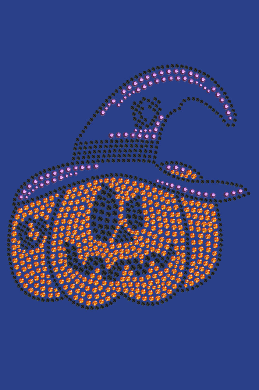 Jack O'Lantern with Hat - Women's T-shirt