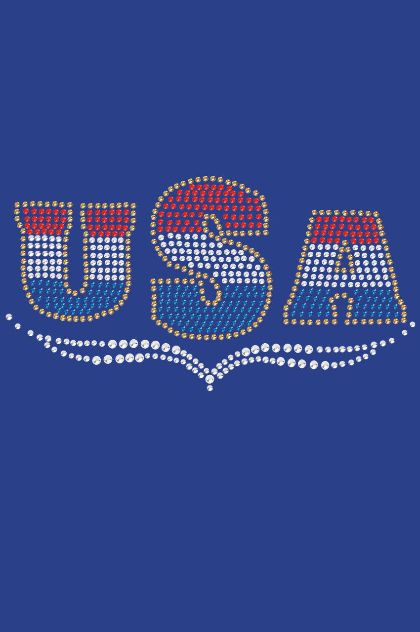 USA (Tricolor) - Womens T-shirt
