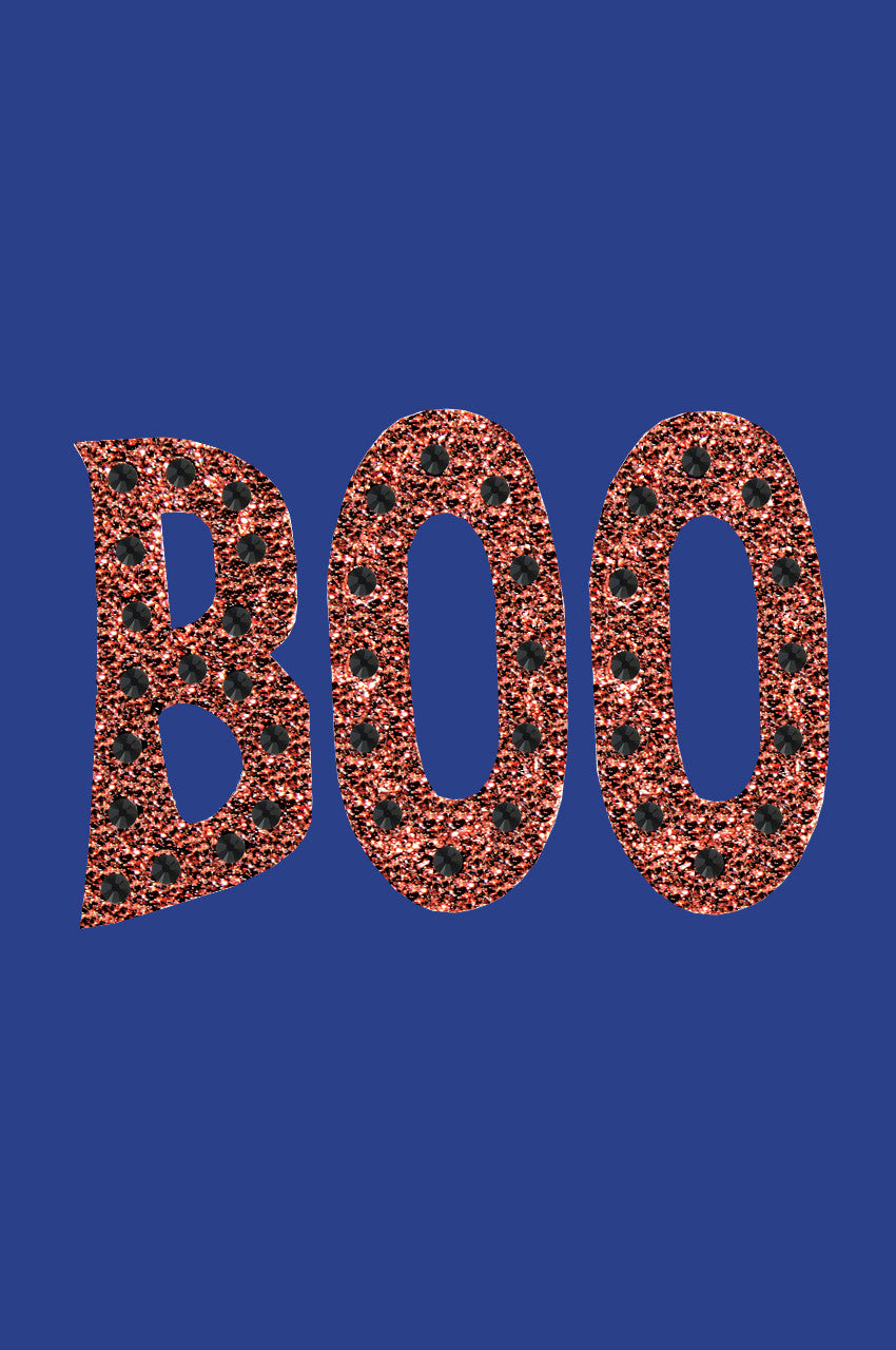 Orange Glitter Boo Bandanna