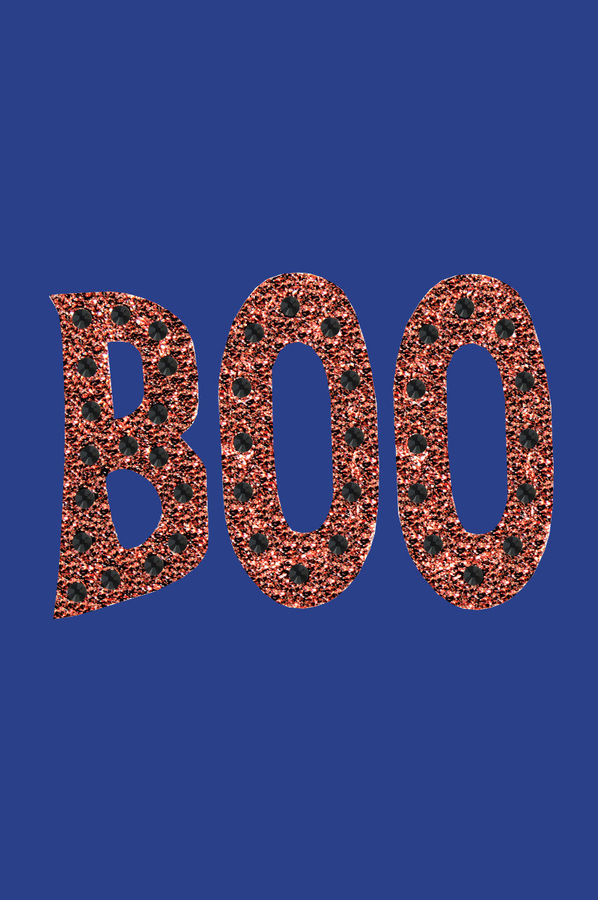 Orange Glitter Boo Bandanna