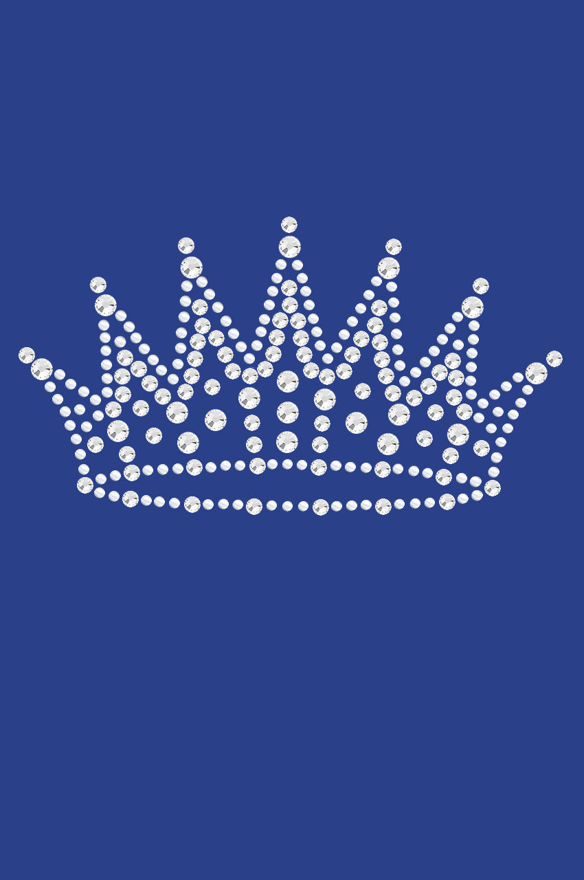Crown 1 (Austrian crystal Rhinestones) - Womens T-shirt