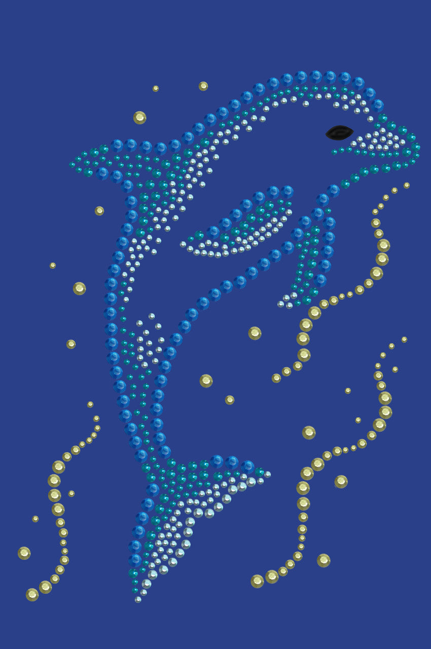 Dolphin (Blue) - Women's T-shirt