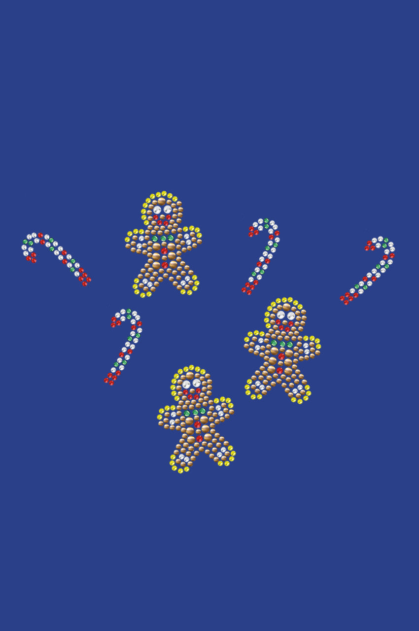Gingerbread Men & Candy Canes - Bandana