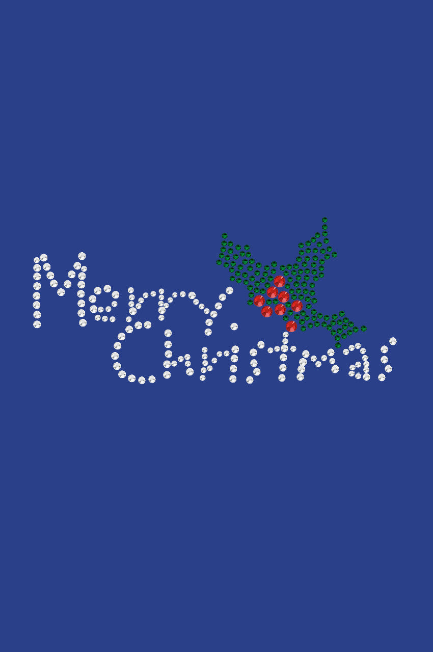 Merry Christmas with Holly - Womens Tee