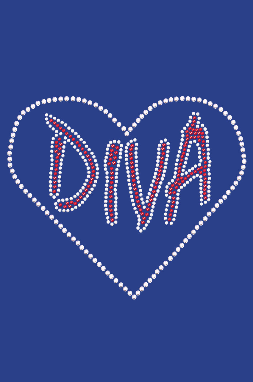 Diva Heart - Womens T-shirt