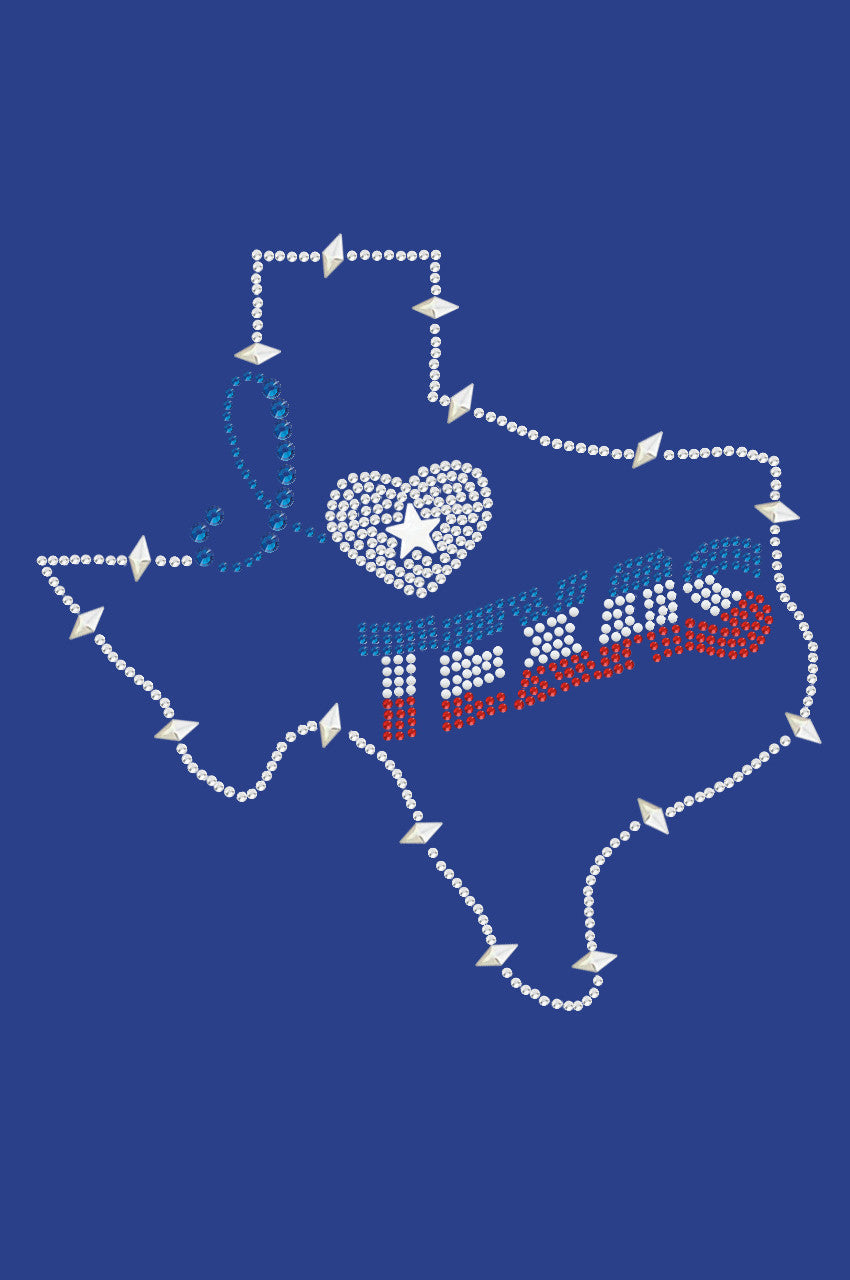 I Love Texas - Womens Tee