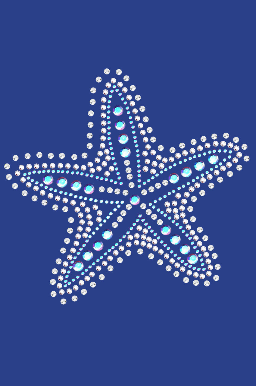 Iridescent AB Starfish - Bandanna
