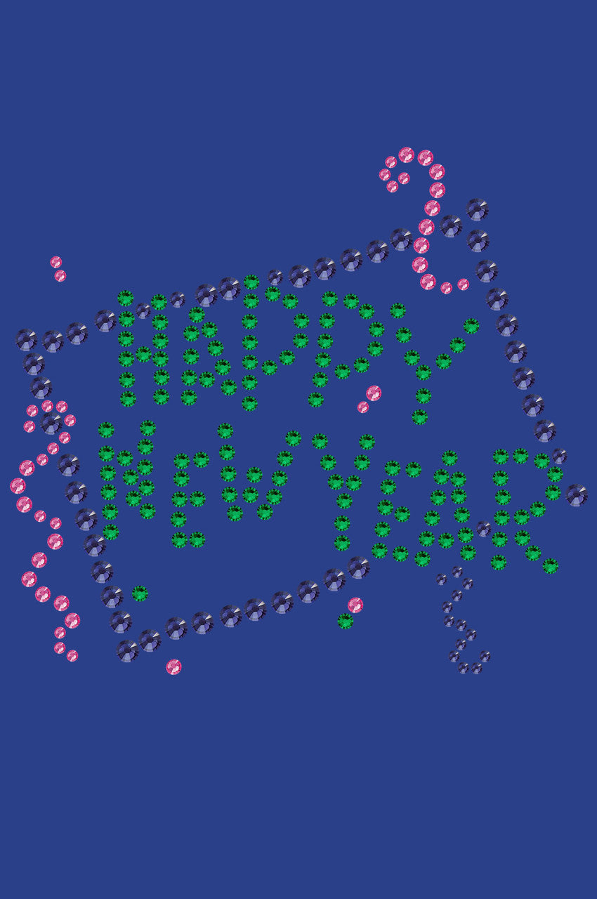 Happy New Year Confetti - Bandanna