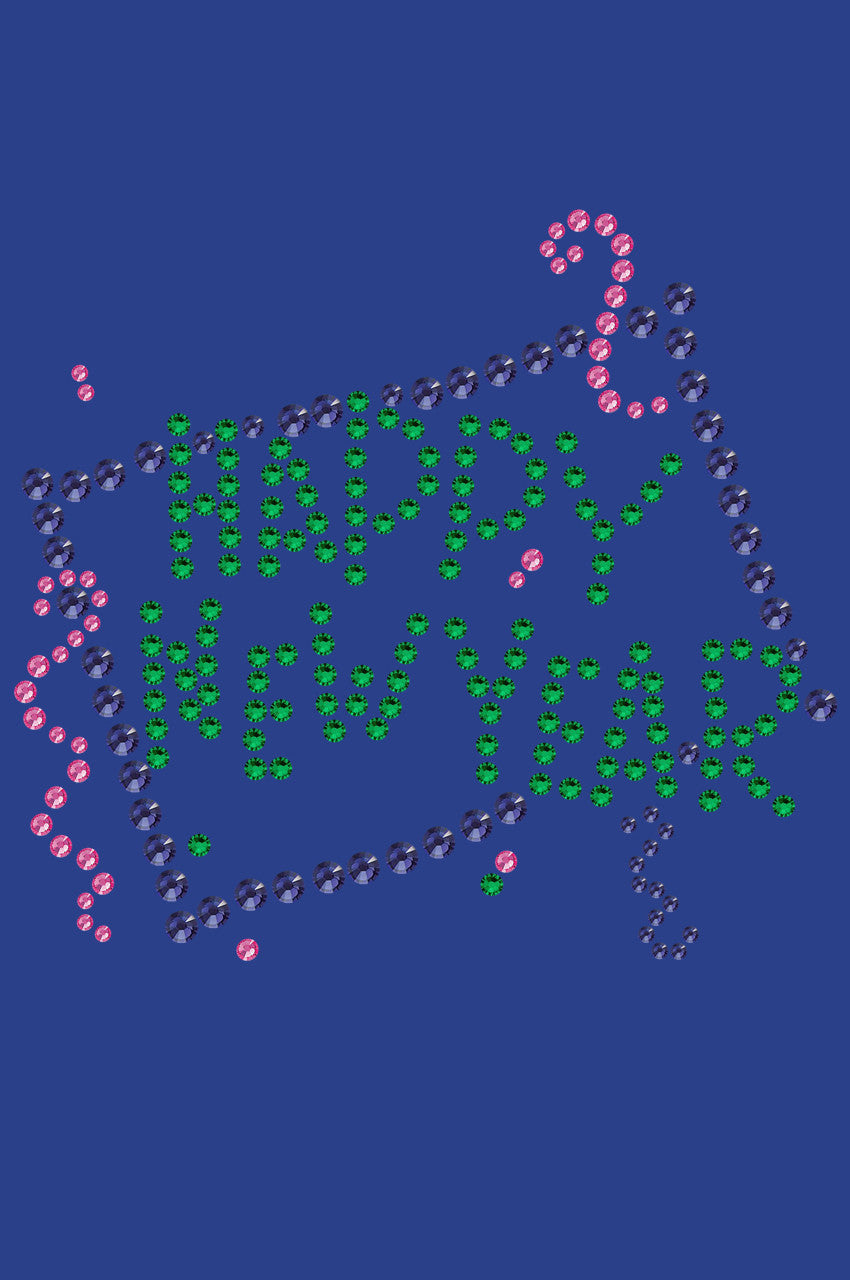 Happy New Year Confetti - Bandanna