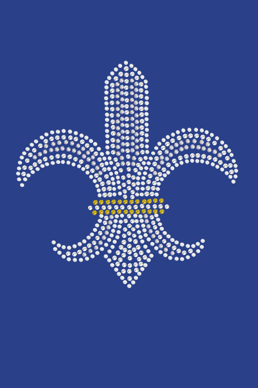 Fleur de Lis (Rhinestones & Nailheads) - Bandanna