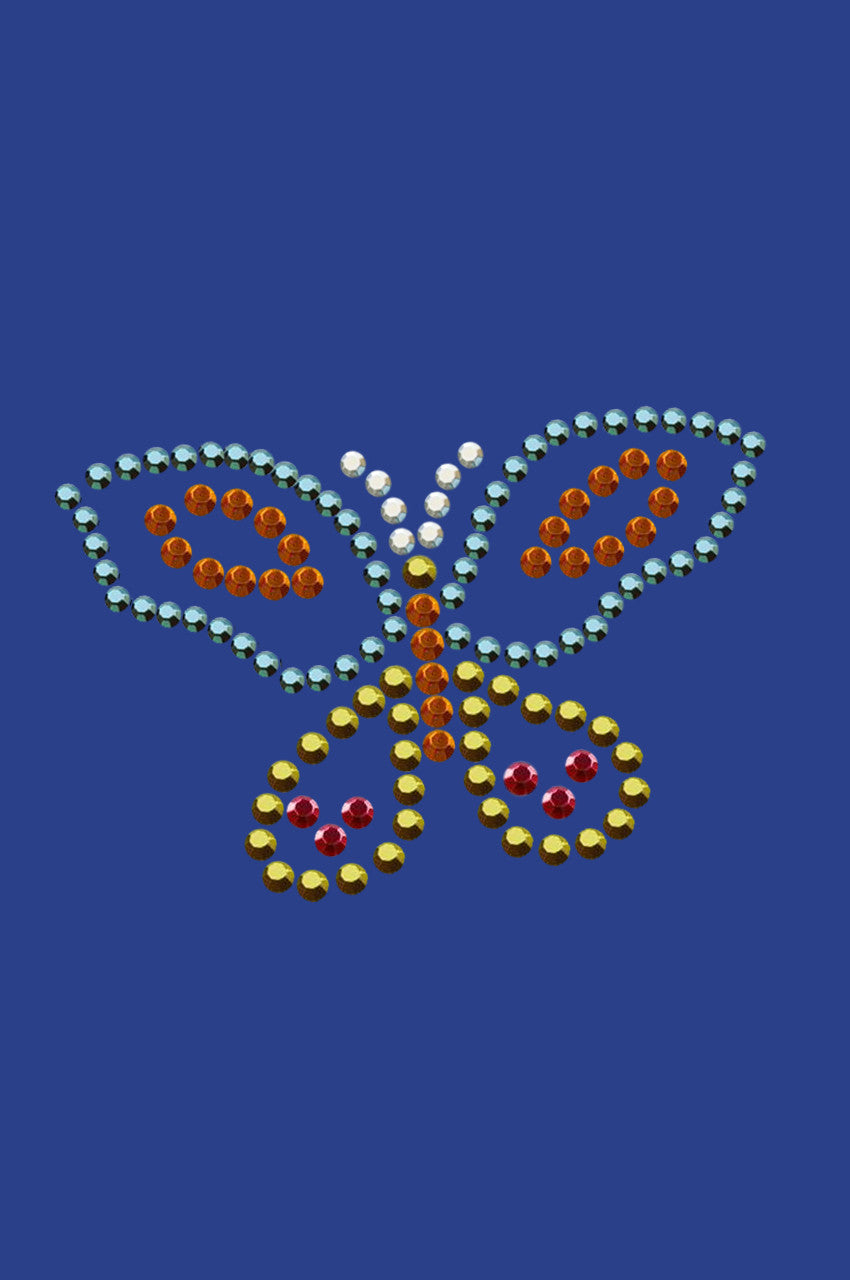 Multicolor Butterfly - Womens T-shirt