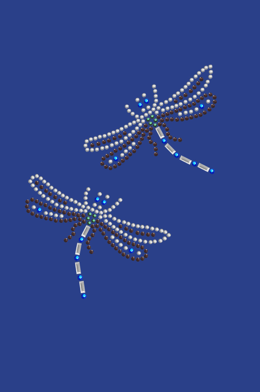 Two Small Dragonfly - Womens T-shirt