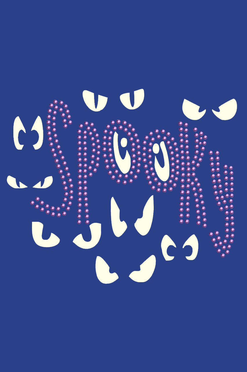 Spooky Glow in the Dark Eyes - Womens Tee