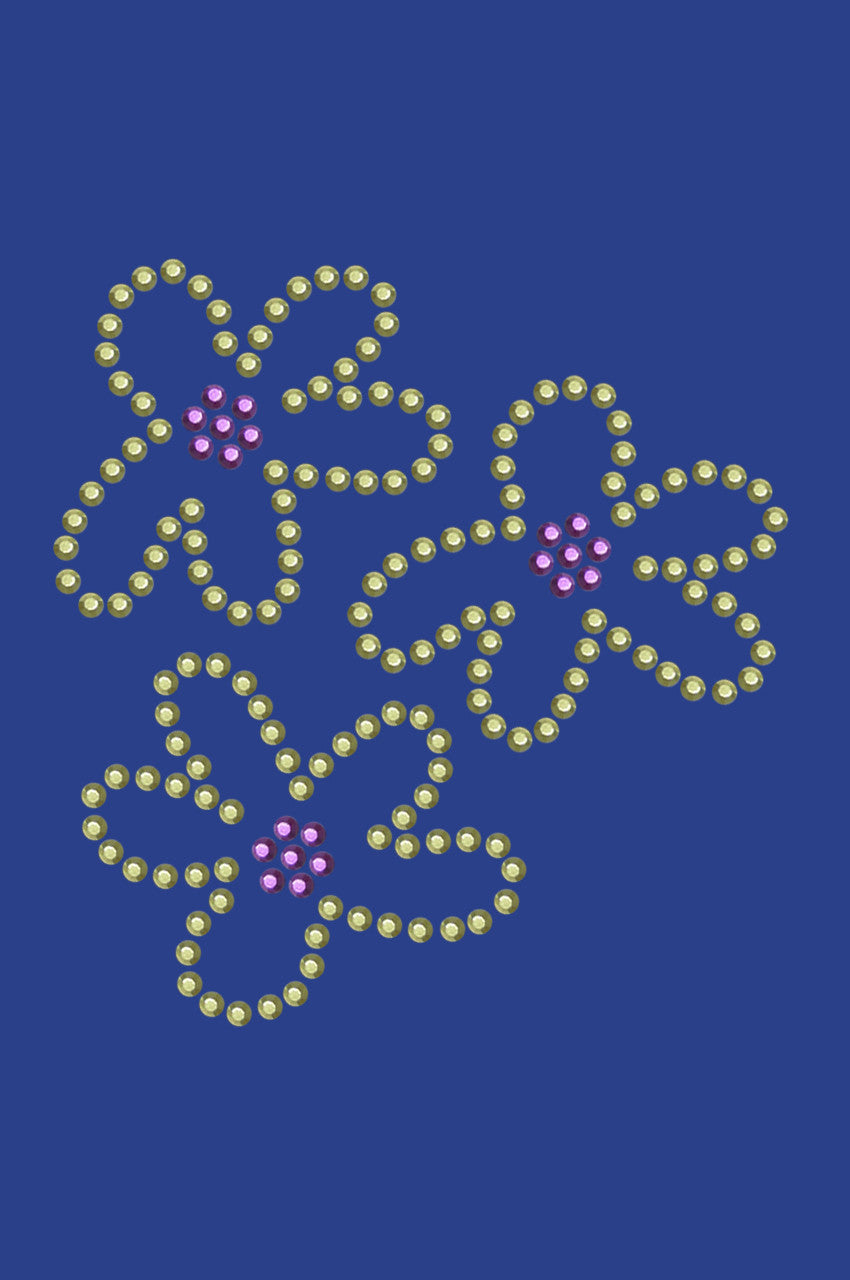 Three Lime Flowers - Women's T-shirt