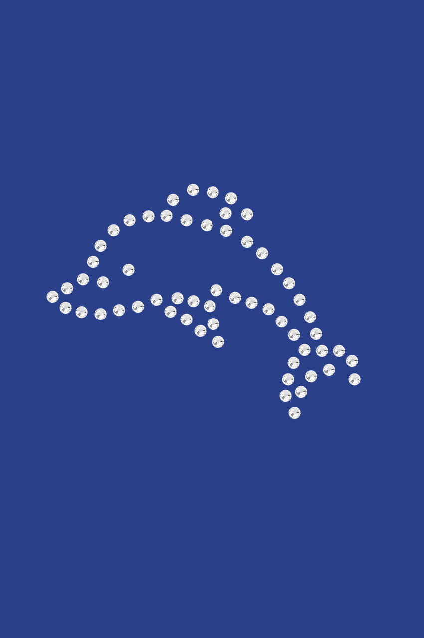 Dolphin (Small Rhinestone) - Bandanna