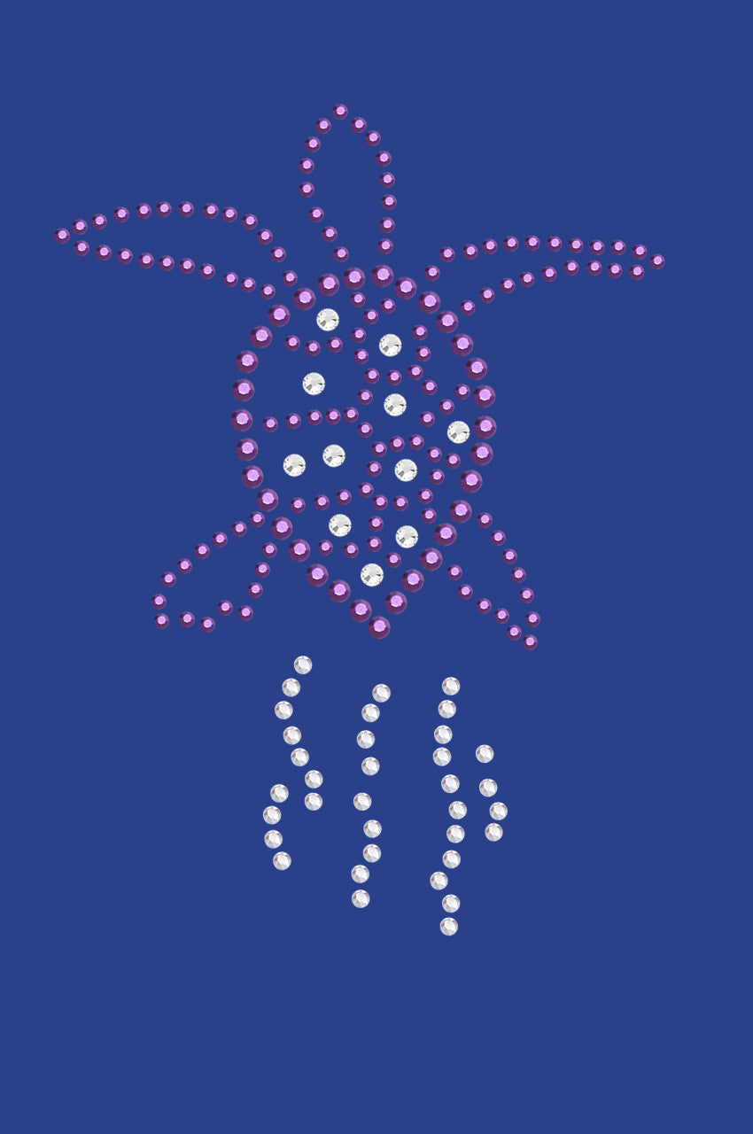 Sea Turtle (Purple) - Womens T-shirt