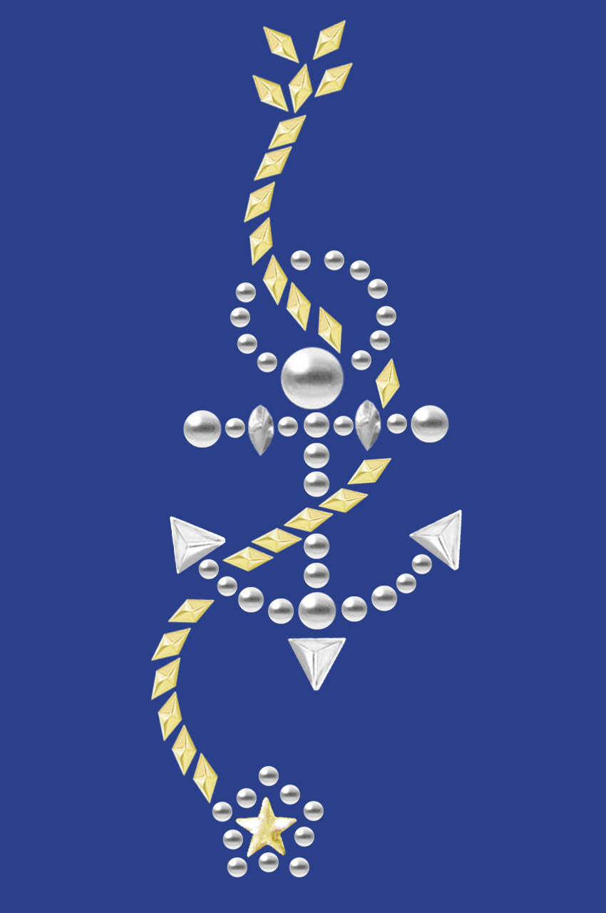 Anchor with Rope (Nailhead) - Bandanna