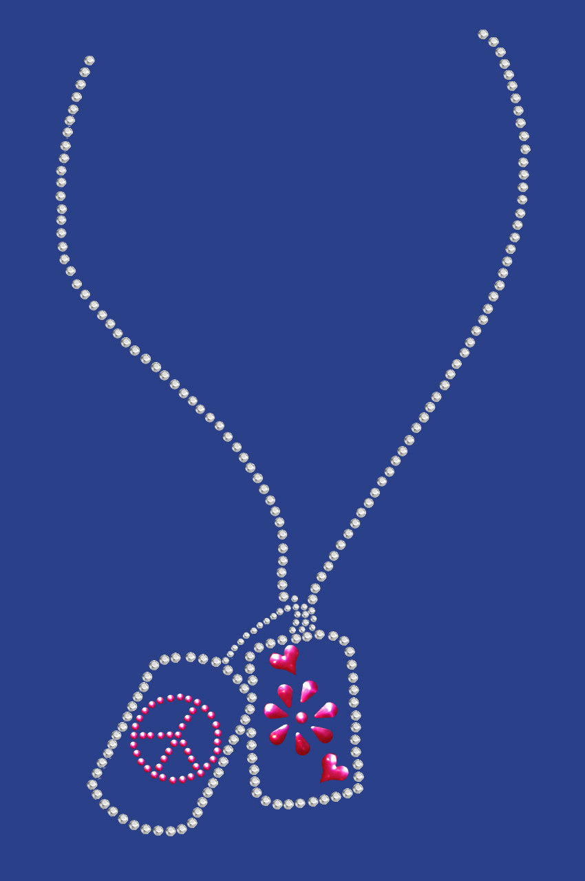 Dog Tags Necklace 2- Womens T-shirt