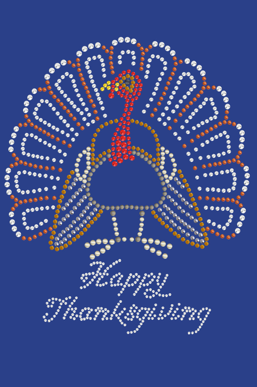 Happy Thanksgiving Turkey 2 - Womens T-shirt