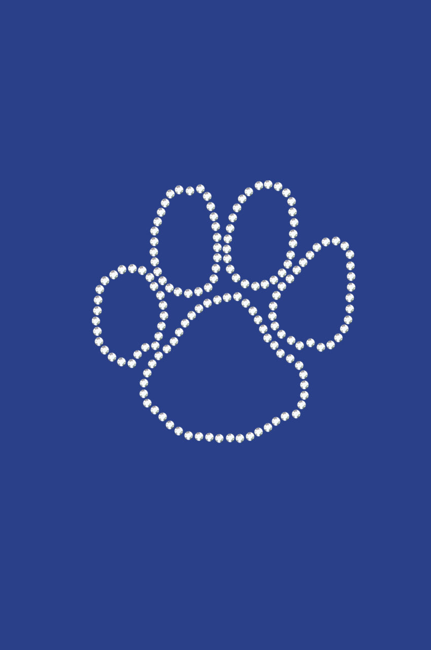 Paw (Rhinestone Outline) - Women's T-shirt