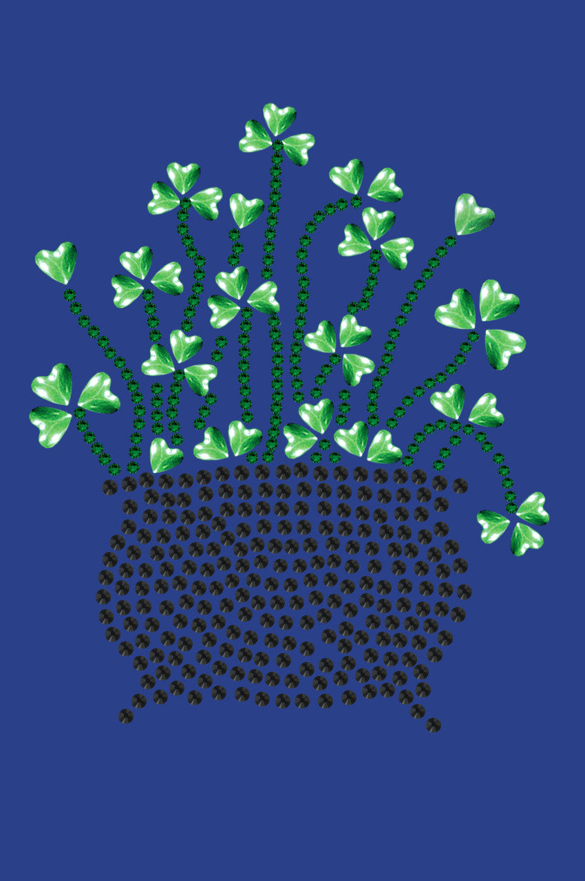 Pot of Shamrocks - Womens T-shirt