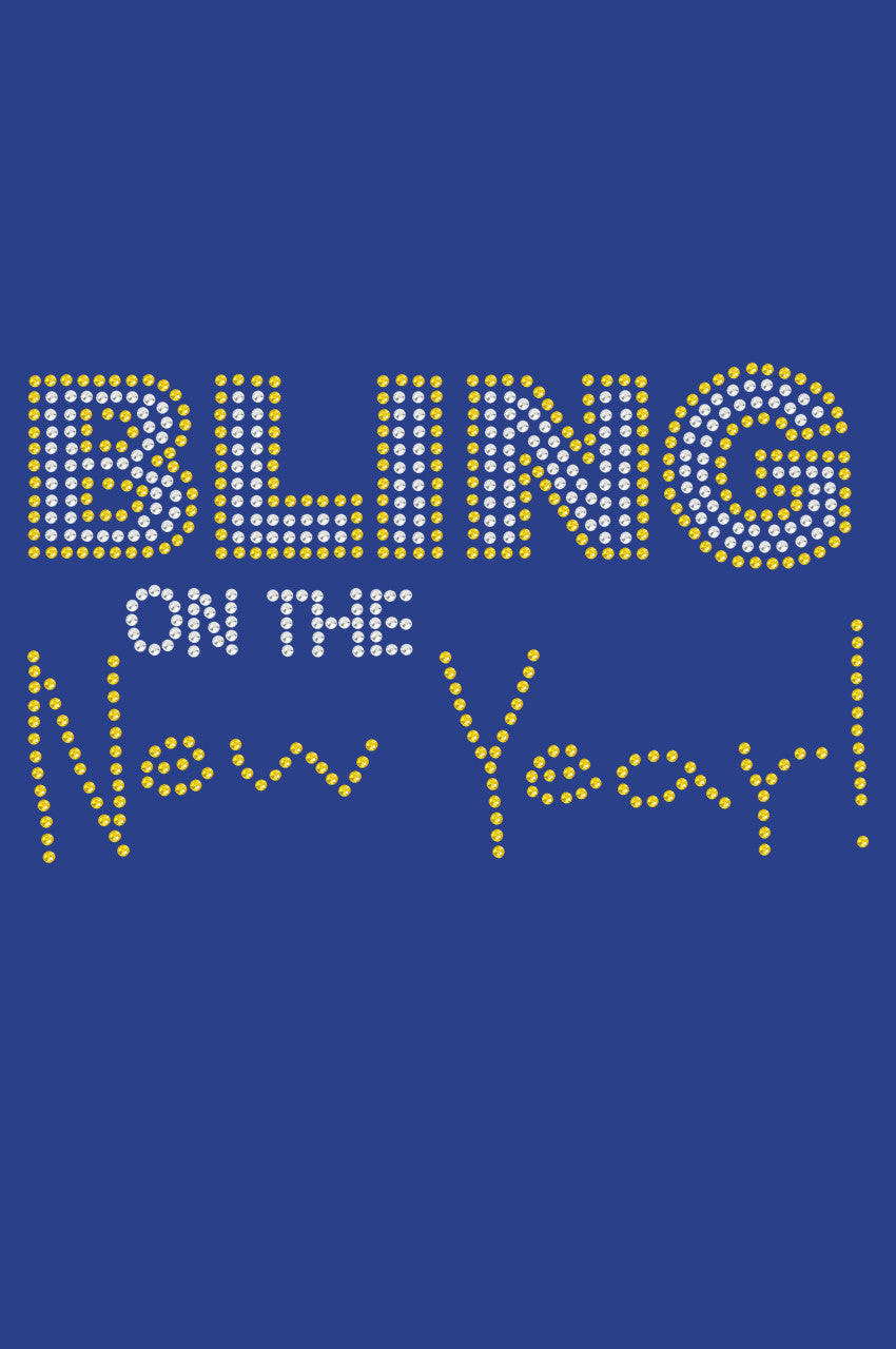 Bling on the New Year - Womens T-shirt