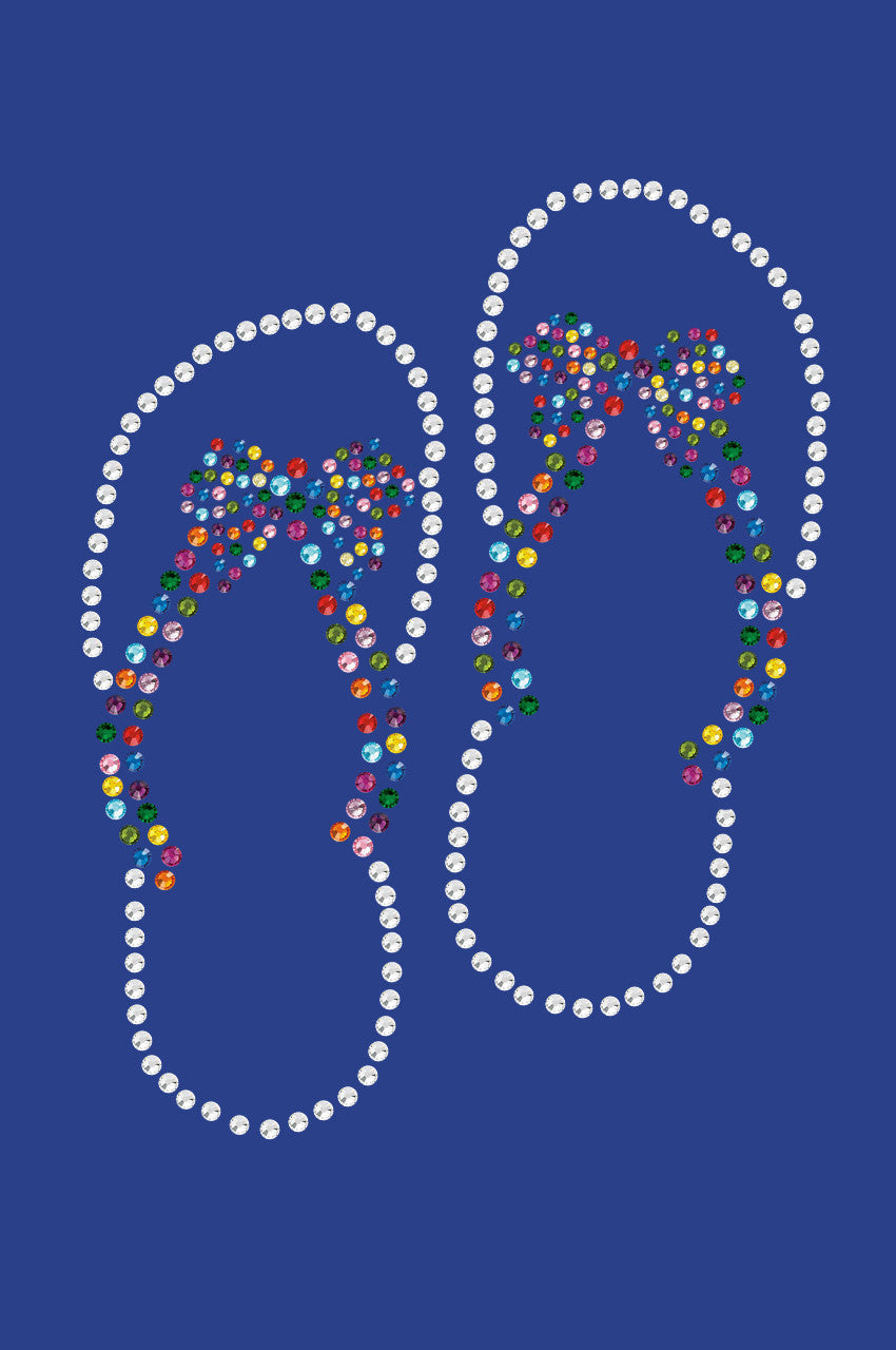 Flip Flops with Bow - Bandanna