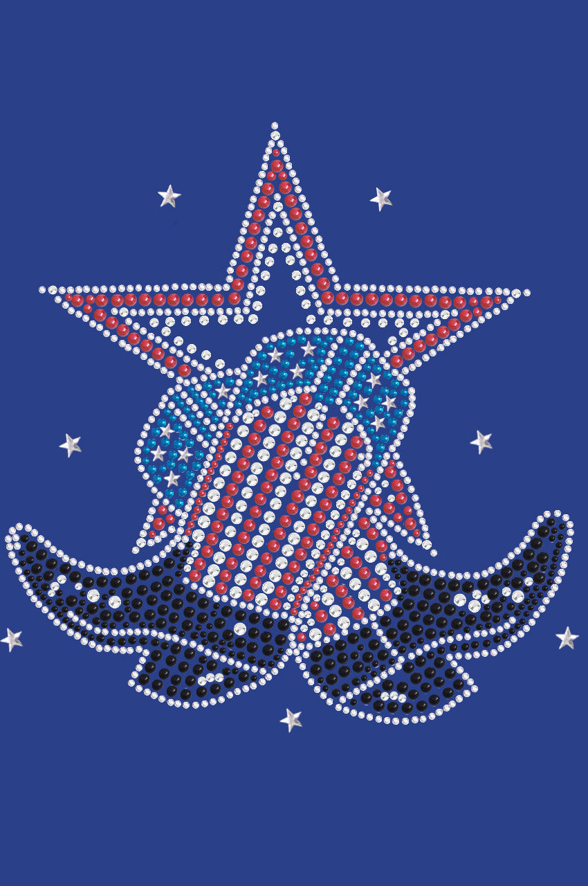 Boots with Star - Womens T-shirt