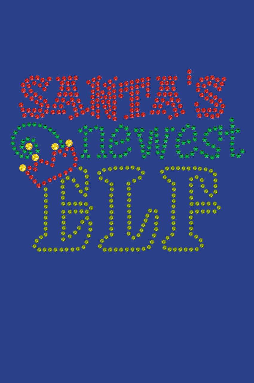 Santas Newest Elf - Womens T-shirt