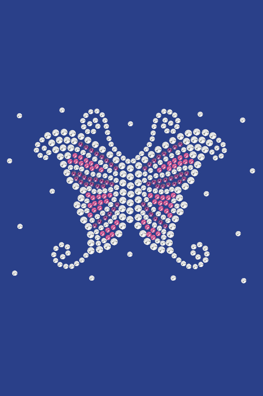 Pink & Purple Butterfly - Women's T-shirt