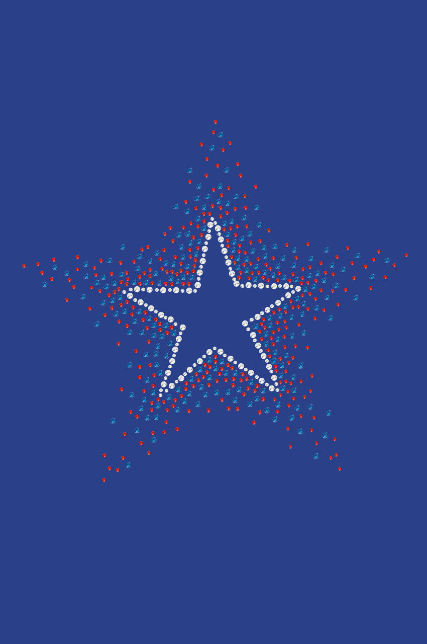 Star (Red & Blue)- Bandanna