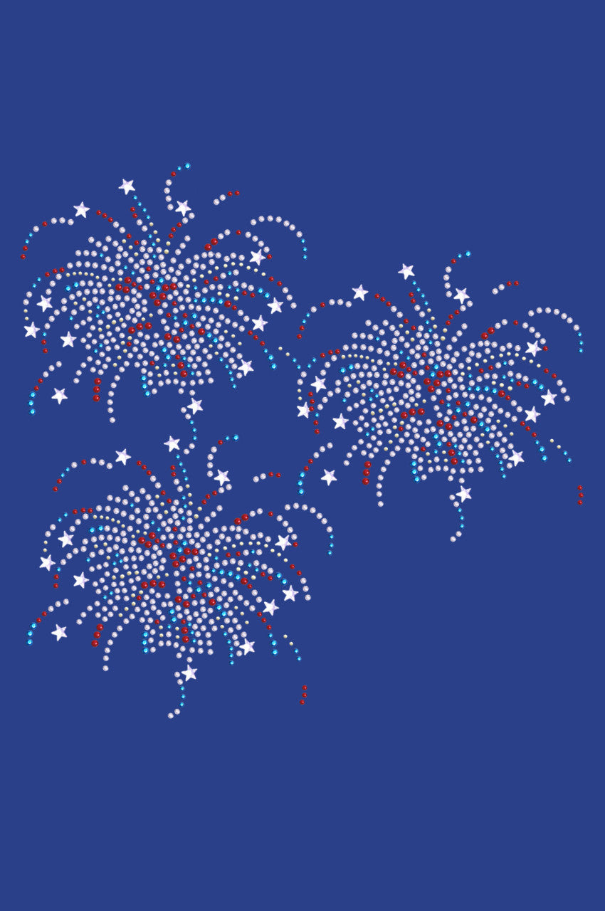 FIreworks (Cluster of Three) - Womens T-shirt