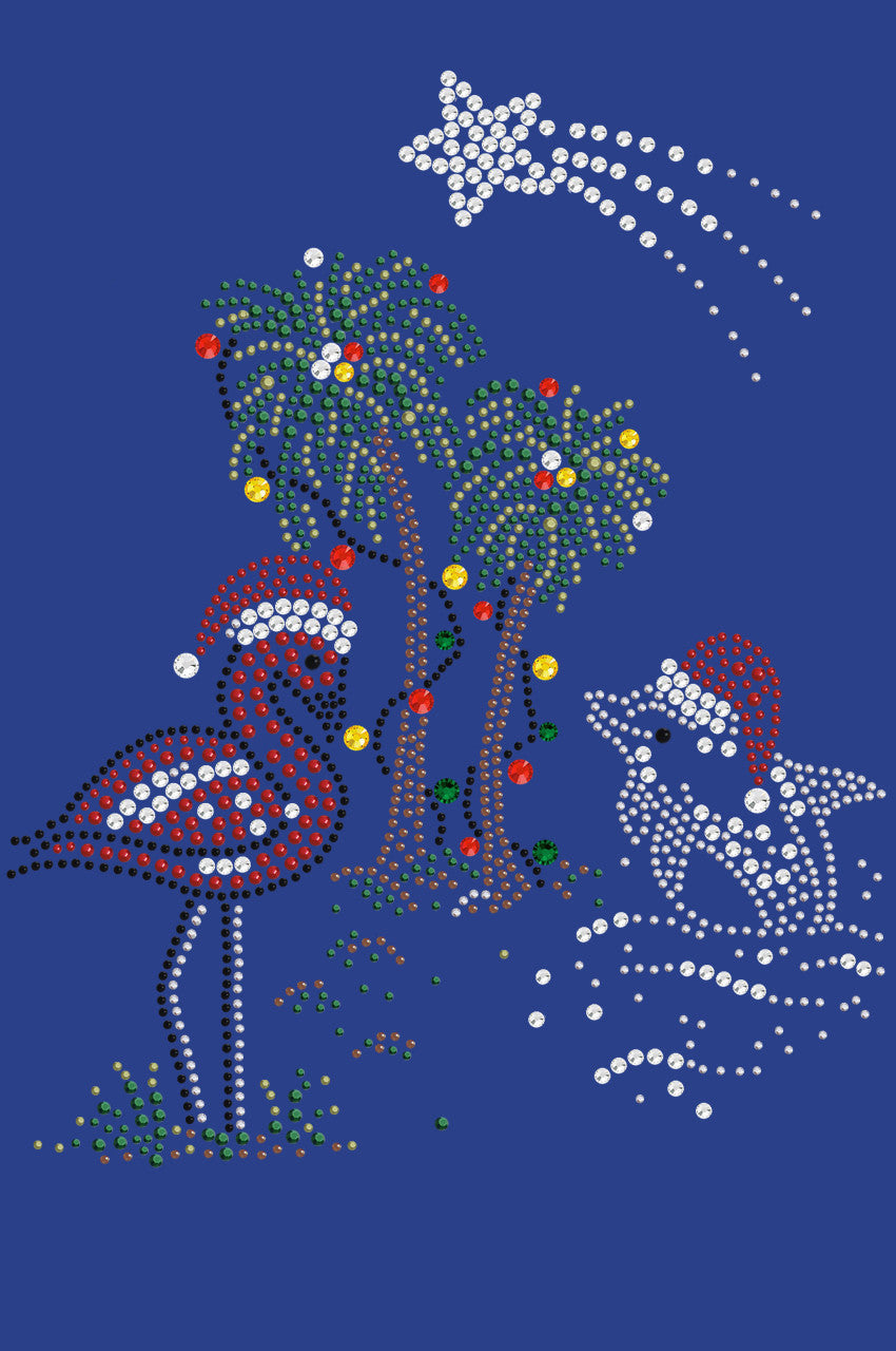 Tropical Christmas - Womens T-shirt