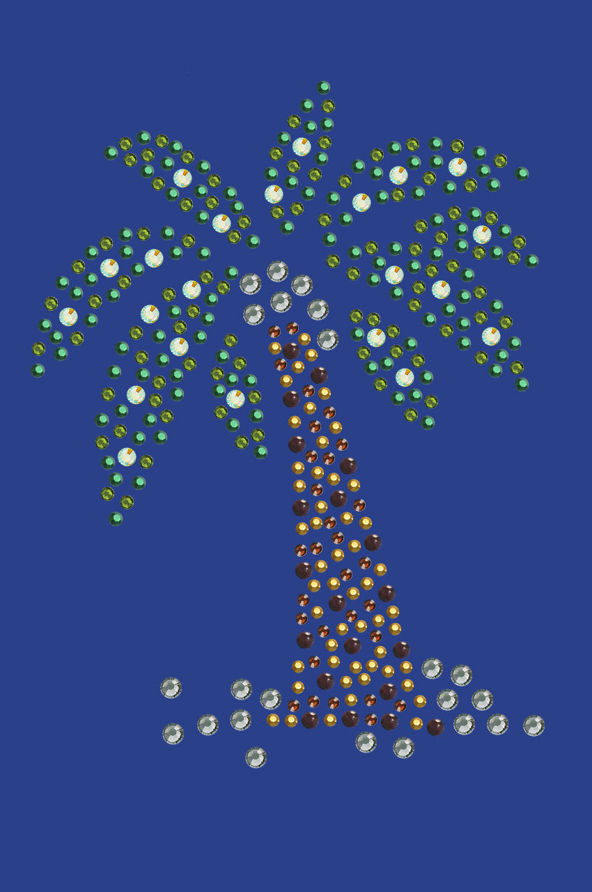Palm Tree (Green) - Womens T-shirt