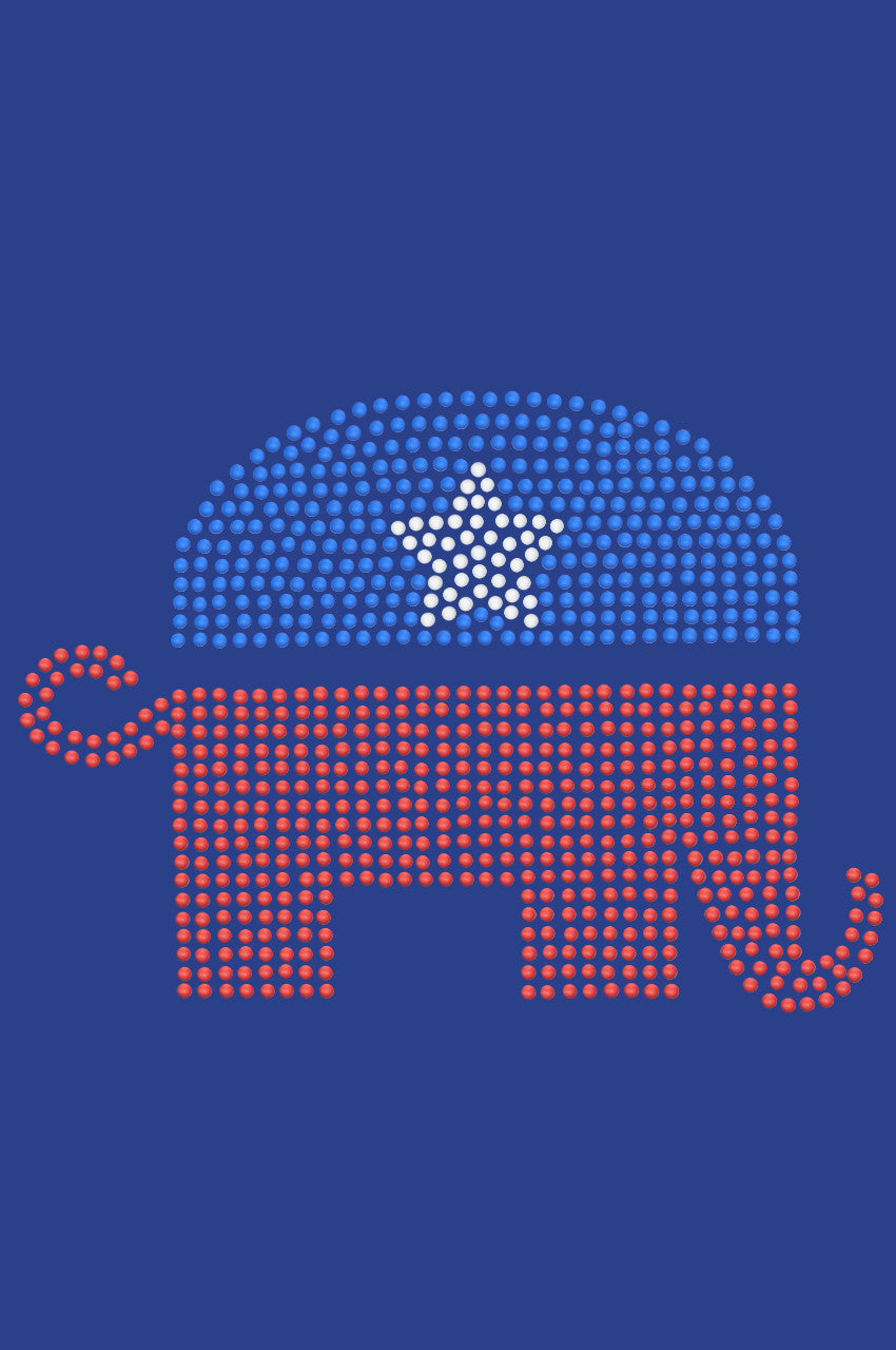 Patriotic Elephant - Women's T-shirt