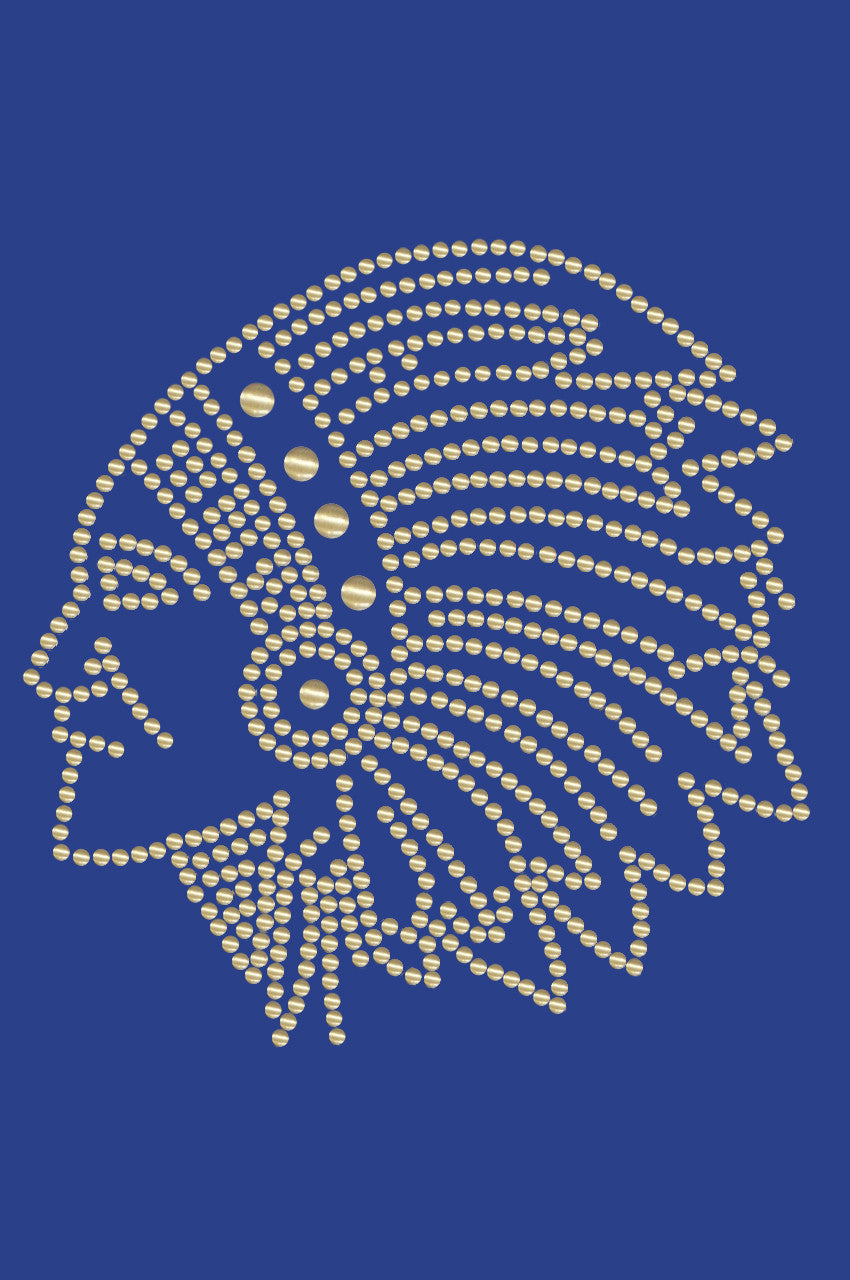 Indian (Gold Nailheads) - Womens T-shirt