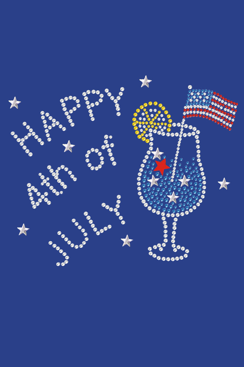 July 4th Cocktail - Womens T-shirt
