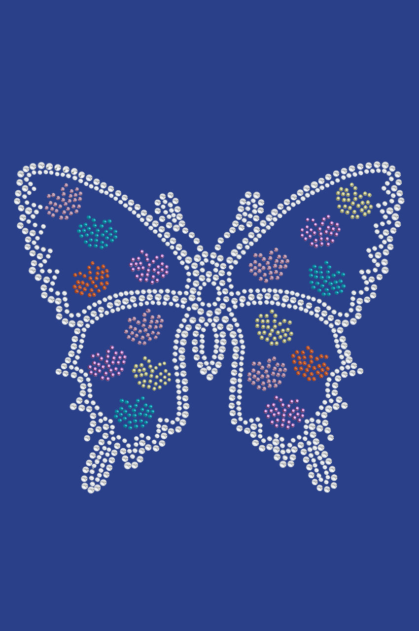 Butterfly with more Butterflies - Womens Tee