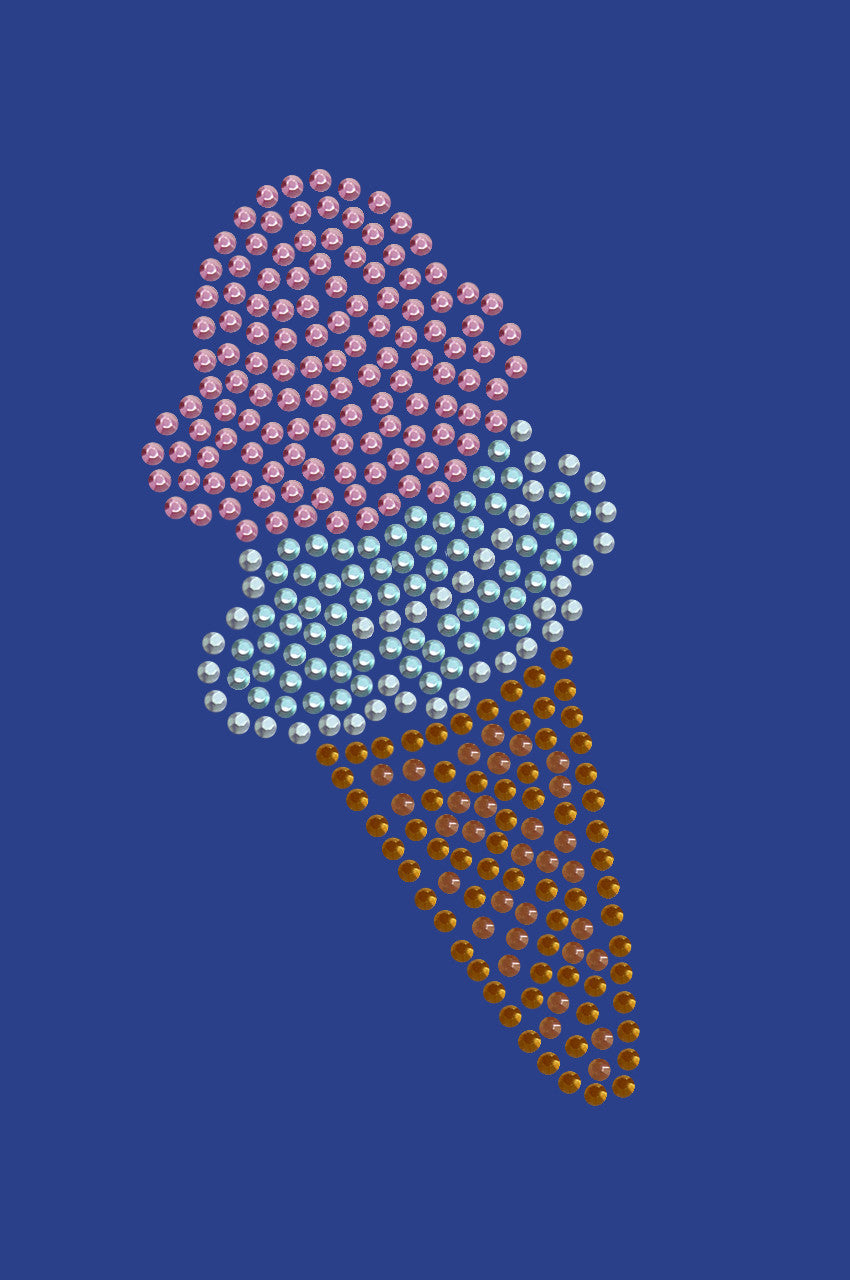 Ice Cream Cone - Double Dip - Womens T-shirt