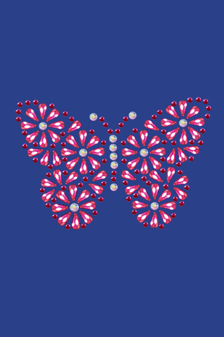 Pink Nailhead Butterfly - Bandannas