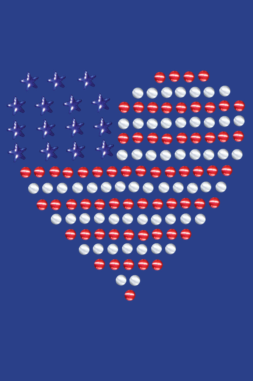 Patriotic Heart 1 Bandanna