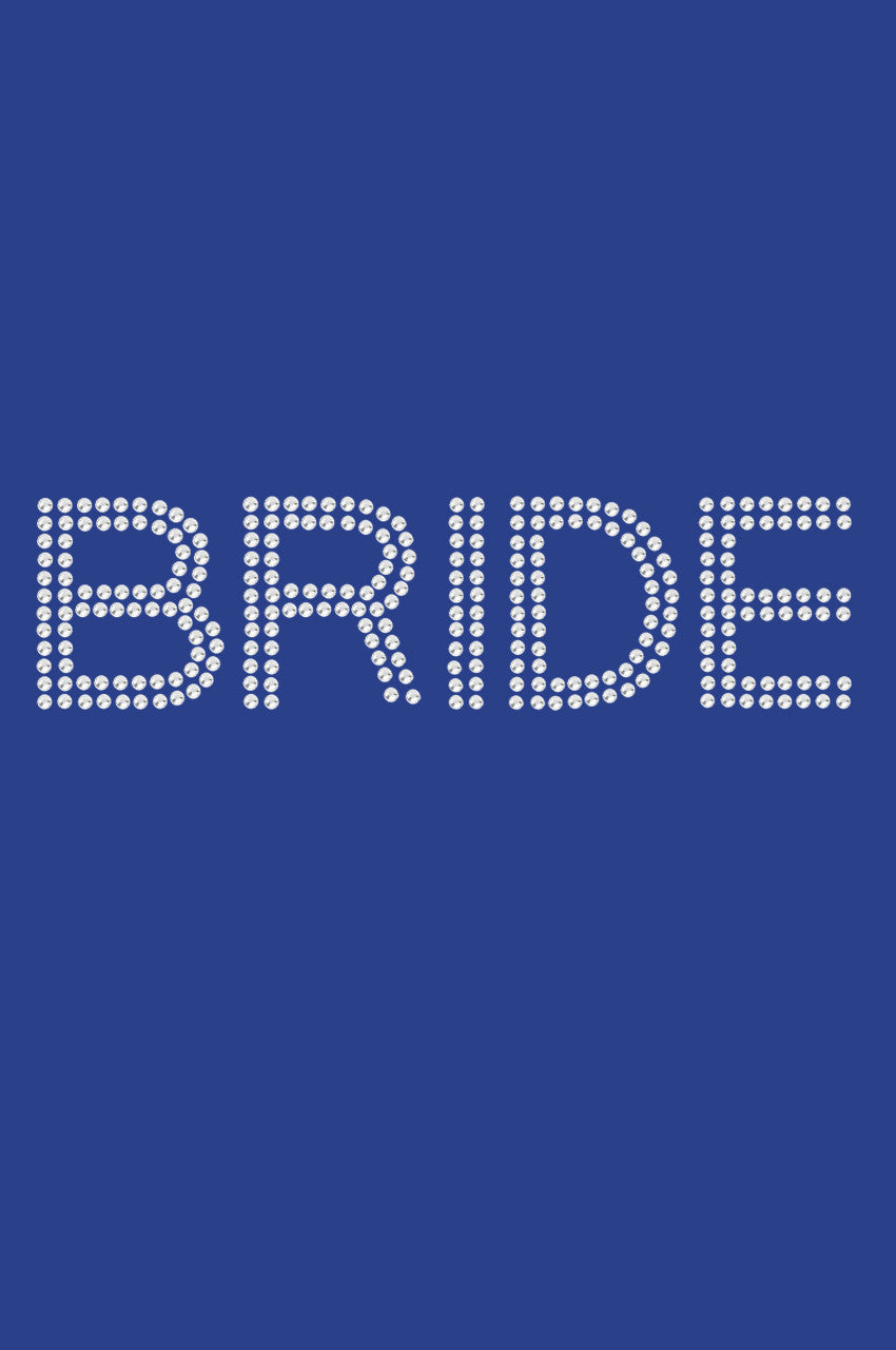 Bride (Large Block Letters)- Womens T-shirt