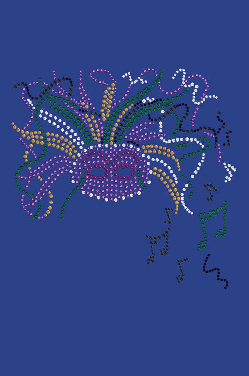 Mask with Music Notes - Women's T-shirt