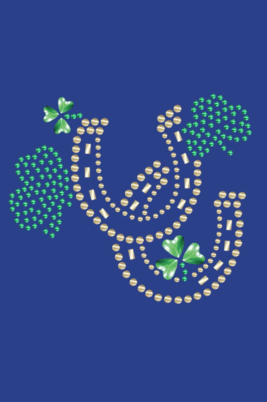 Shamrocks & Horseshoes - Womens T-shirt