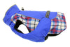 Alpine All-Weather Dog Coat - Royal Blue Plaid