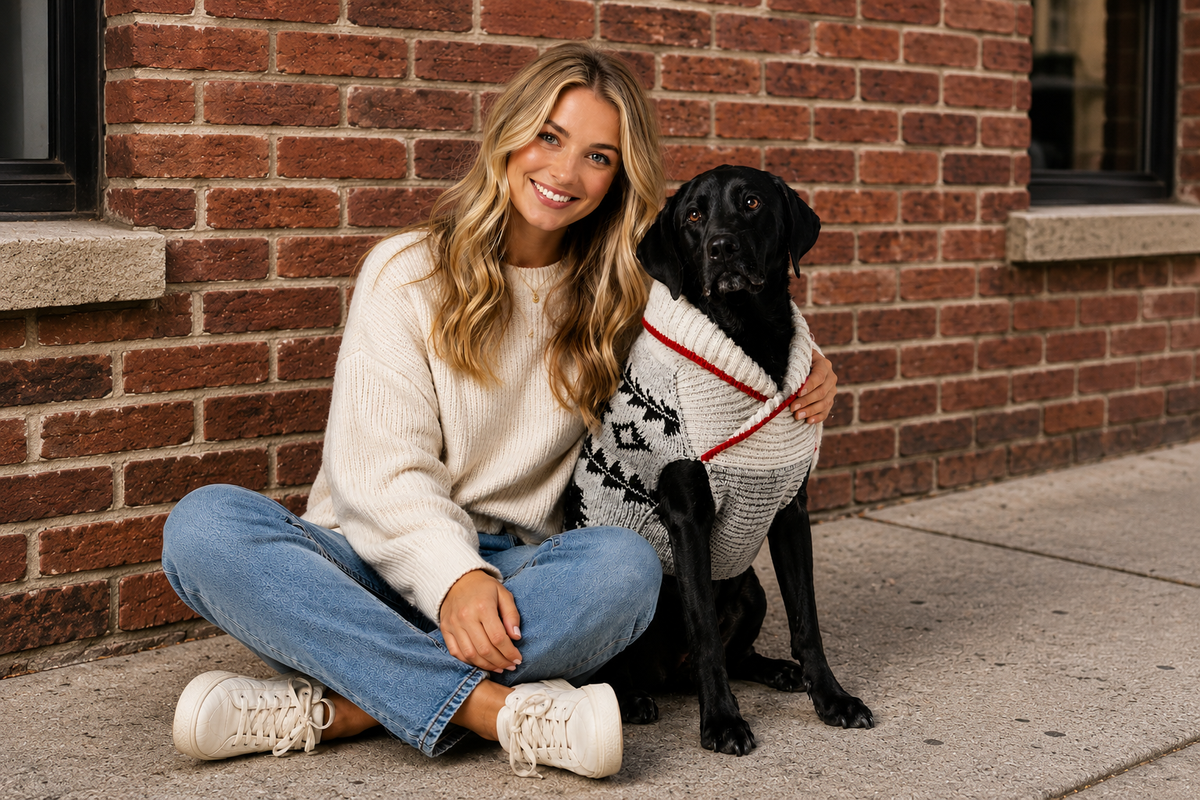 Chilly Dog Jackson Wool Dog Sweater